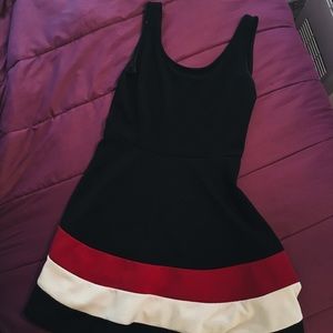 Black Midi Dress - Large